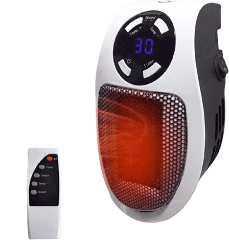 Ultra Air Heater Steckdosenheizung mit Display und Fernbedienung